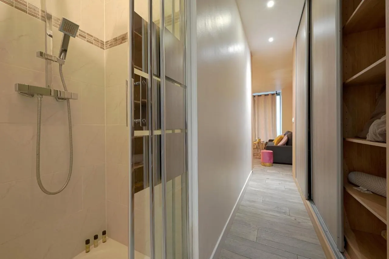 La Vie En Rose Modern Fresh Studio - Francois Mitterand Library Apartment Paris
